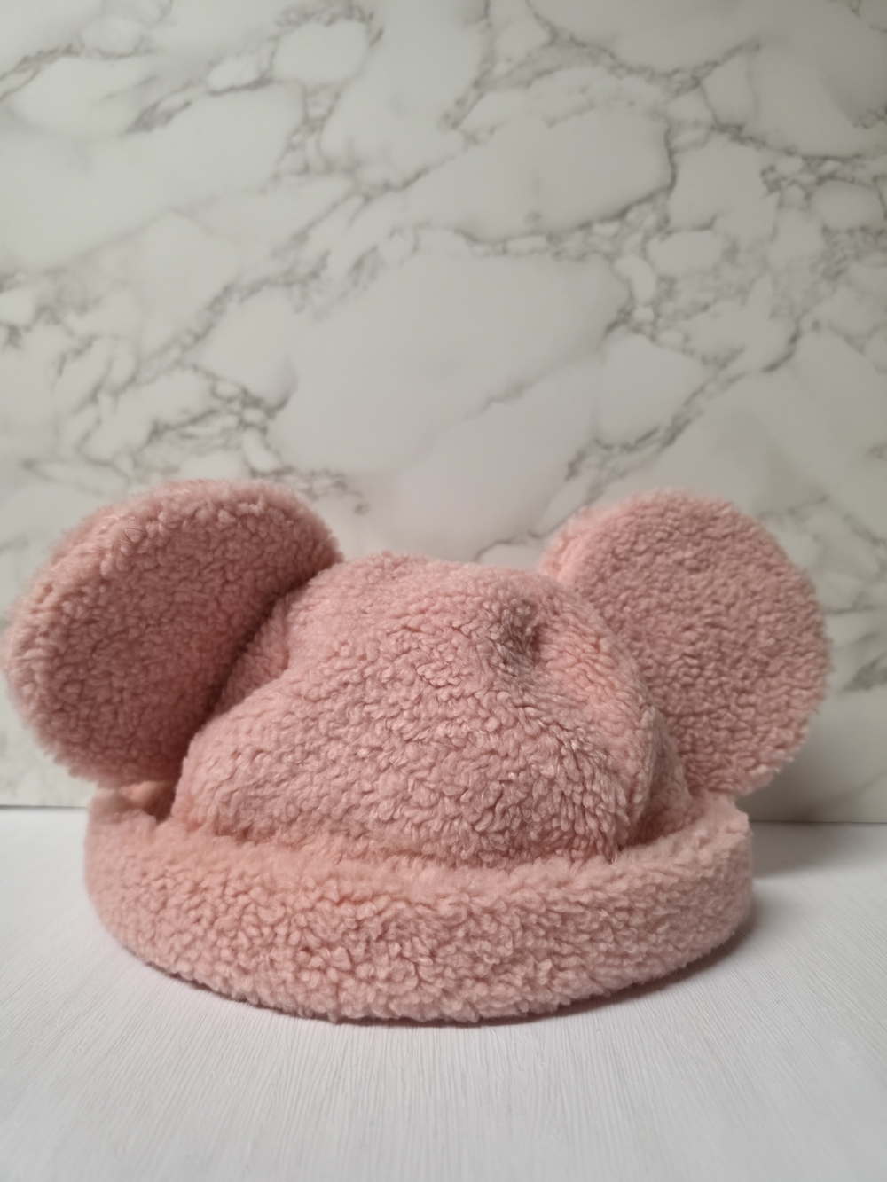 Mickey Sherpa Beanie Pink